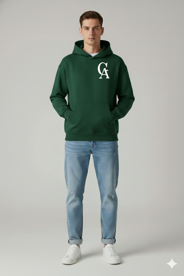 GREAT AURA GOOD VIBES GREEN HOODIE – POSITIVE ENERGY DROP