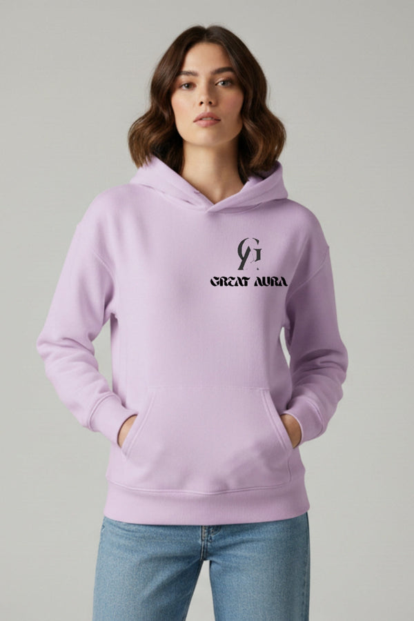 GREAT AURA COMFORT ZONES LAVENDER HOODIE