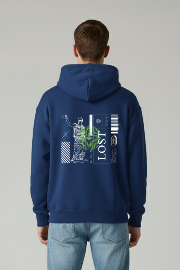 GREAT AURA LOST BLUE HOODIE – URBAN STREET EDITION