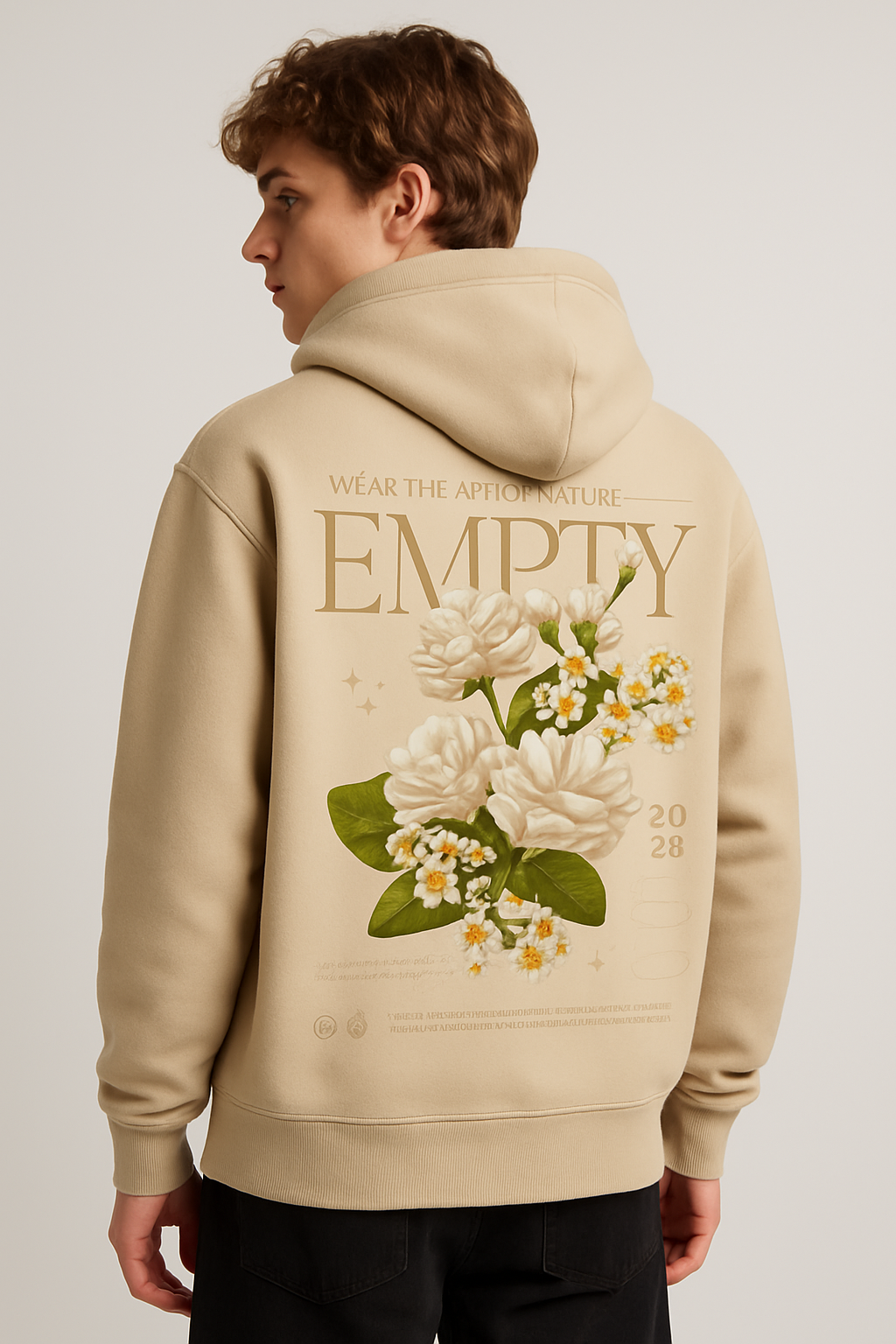 GREAT AURA FLORAL SERENITY HOODIE