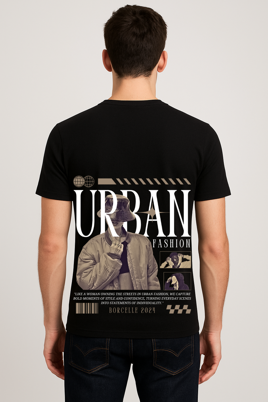 GREAT AURA URBAN STYLE TEE ( URBAN FASHION )