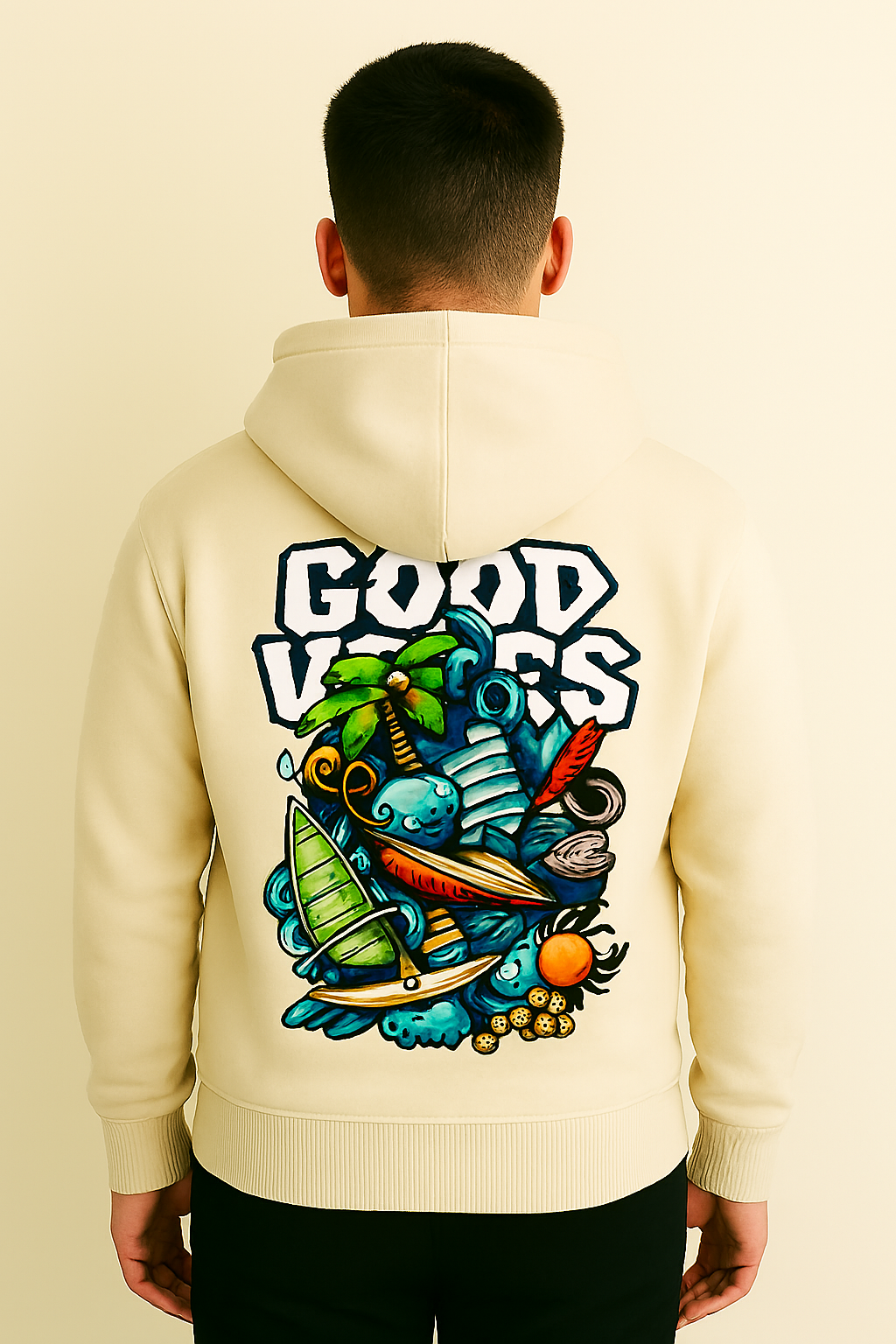 GREAT AURA GOOD VIBES HOODIE