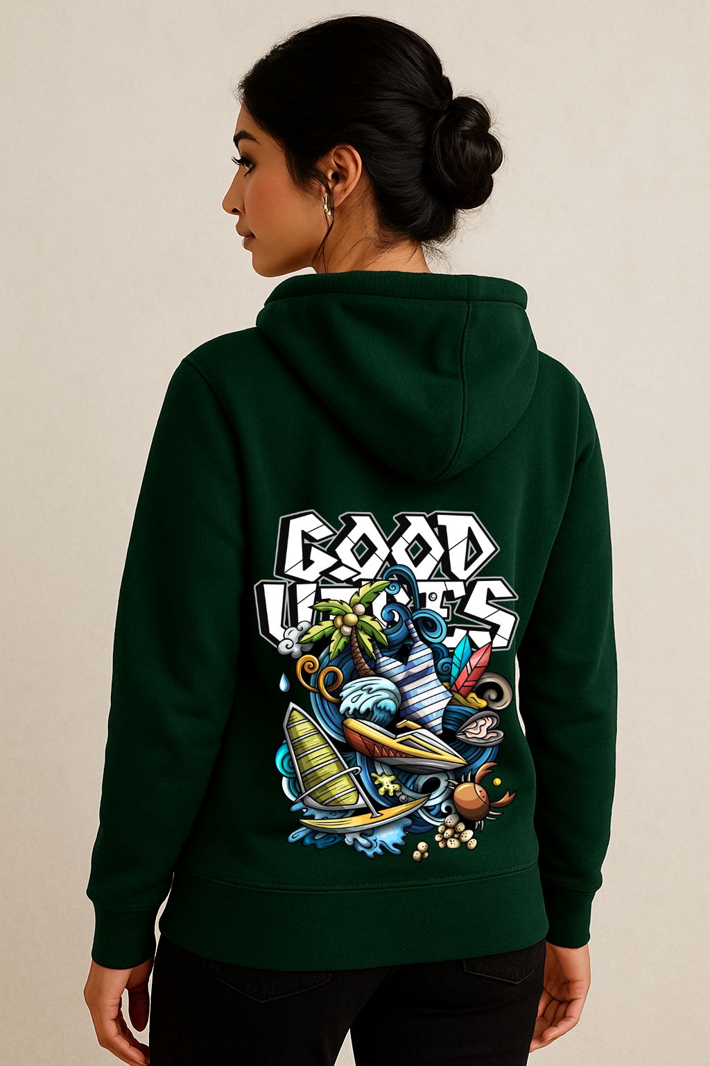 GREAT AURA POSITIVE ENERGY HOODIE