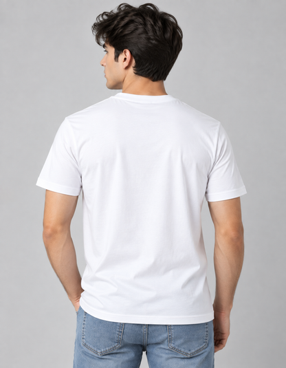 Bloom Through Chaos Oversized T-Shirt – White
