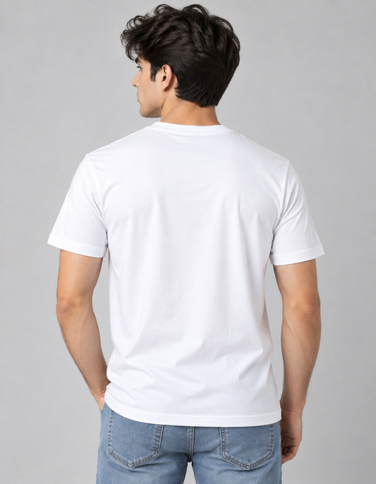 Bloom Through Chaos Oversized T-Shirt – White