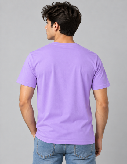 Grow With Grace Lavender Oversized Printed T-Shirt