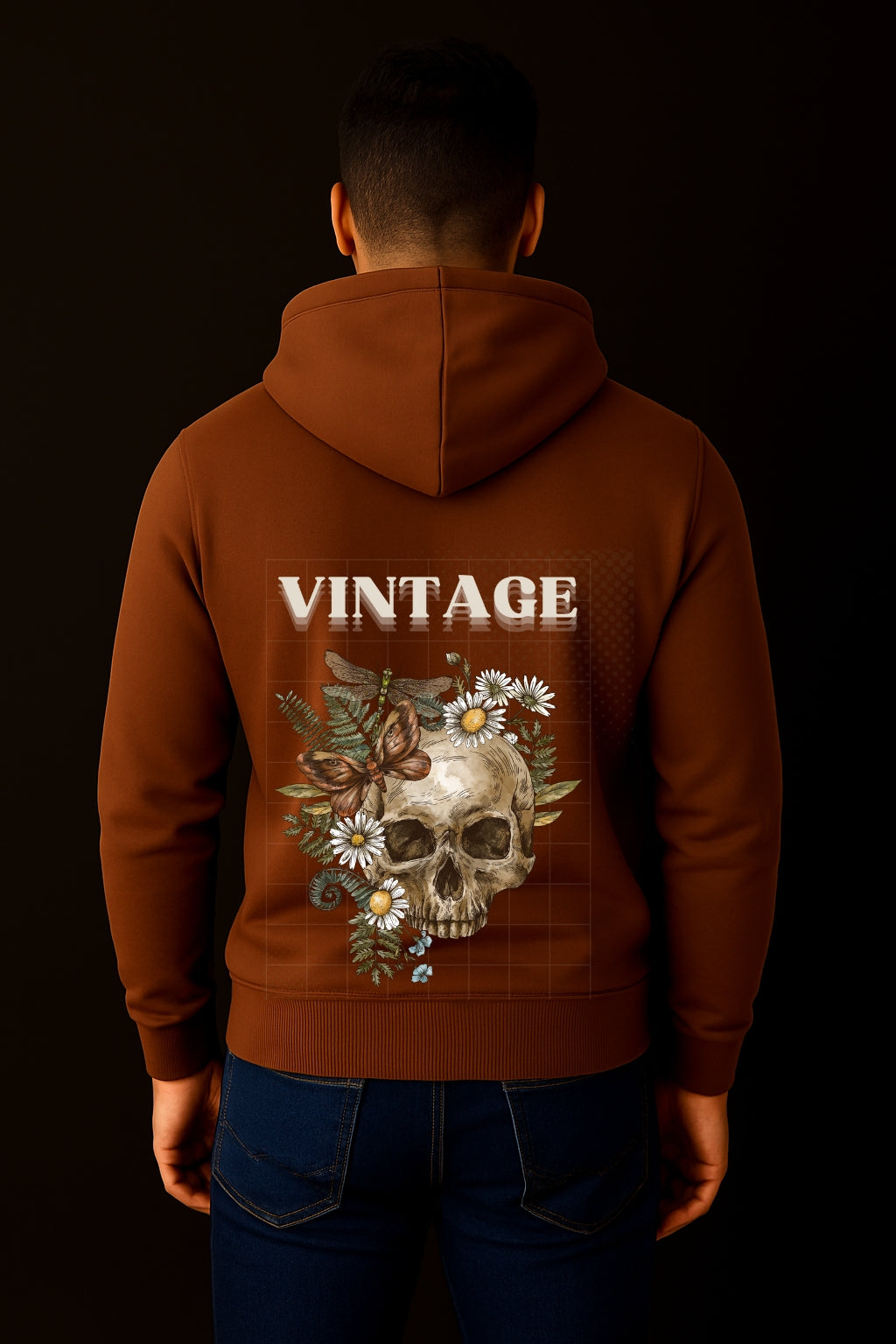 GREAT AURA OLD SOUL BLOSSOM HOODIE