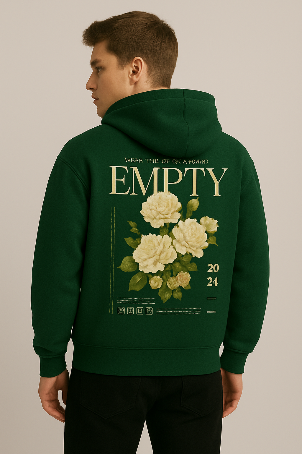 GREAT AURA NEUTRAL BLOOM HOODIE