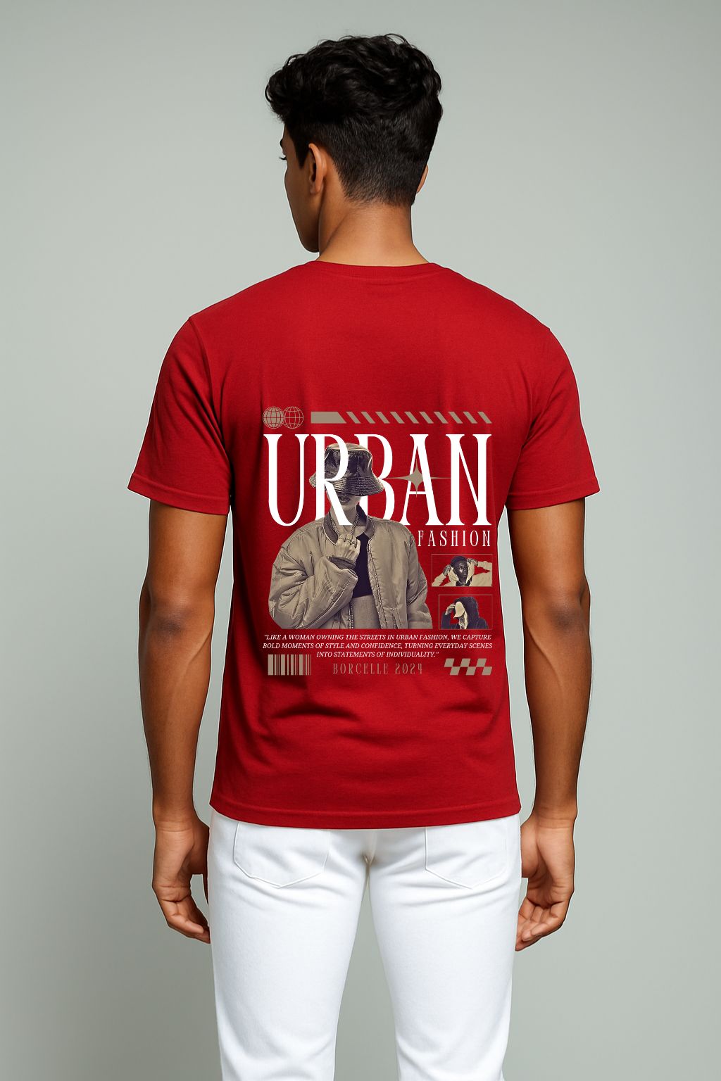 GREAT AURA MODERN SCENE CASUAL TEE ( URBAN FASHION )